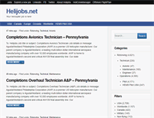 Tablet Screenshot of helijobs.net